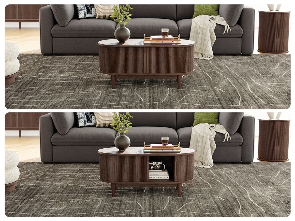 Extended Fluted Atelier Table