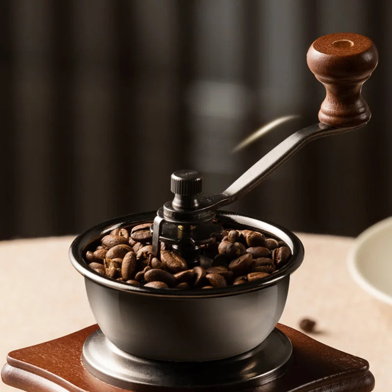 Vintage Hand-Crank Coffee Grinder