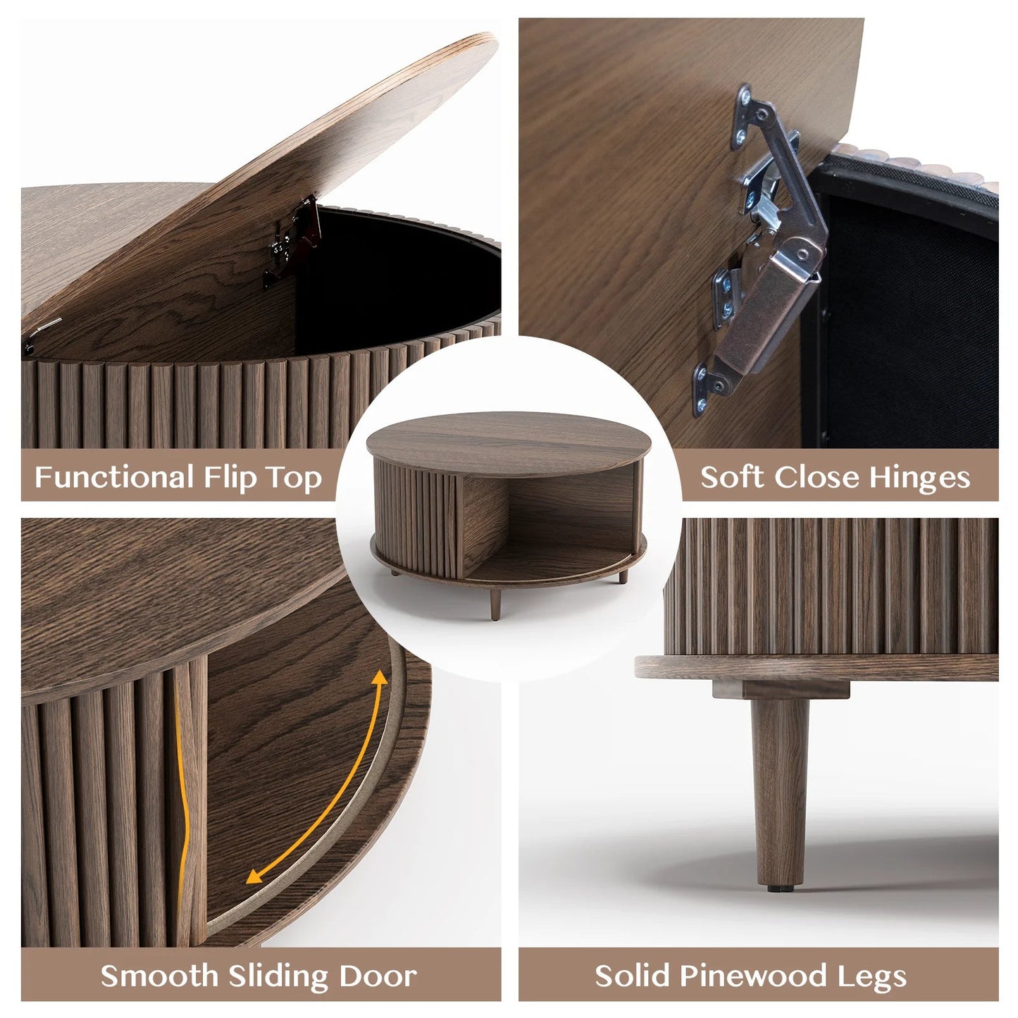 Fluted Atelier Table