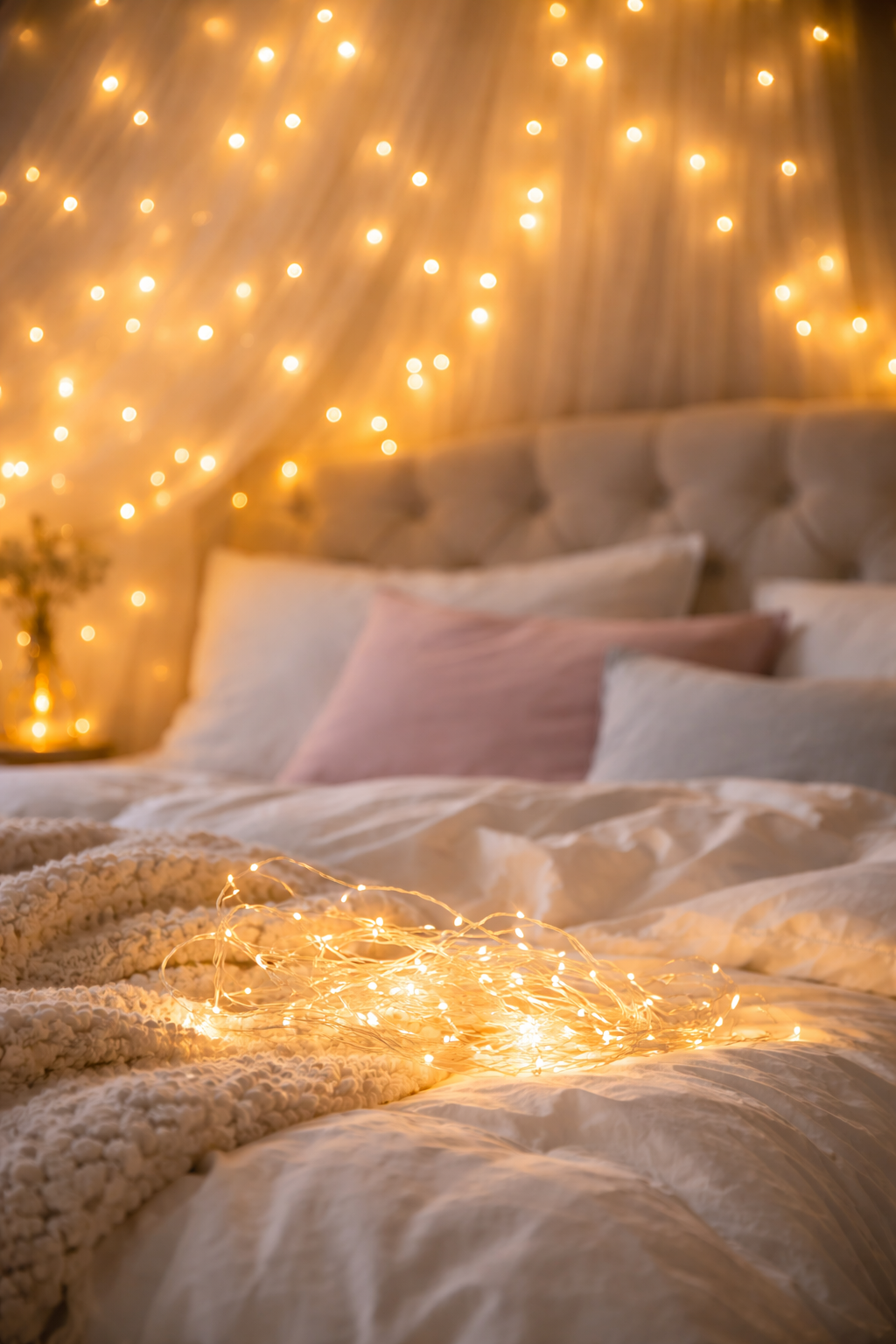 Soft Glow Fairy String Lights – Battery Powered (1–10 Pack)